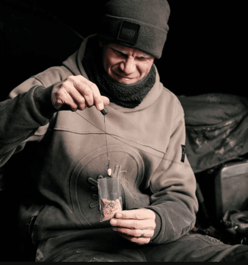 hiking, Mütze, Schal, Sweatshirt, Köder