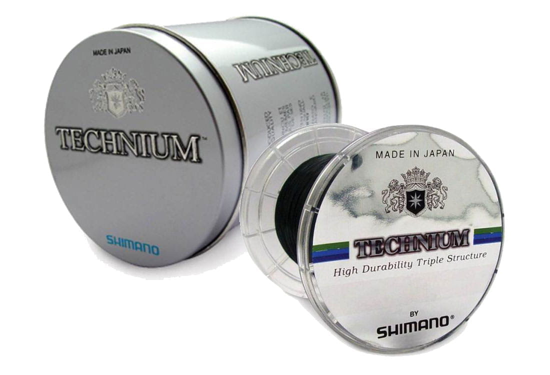 Shimano Technium Schnur in Metallbox