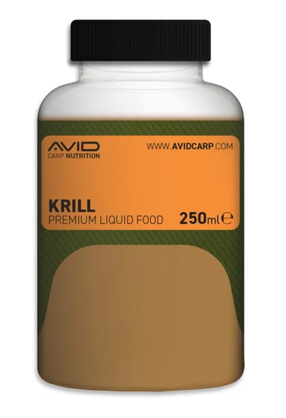 Avid Carp Liquid Food Krill 250ml Krug, Flasche, Shaker