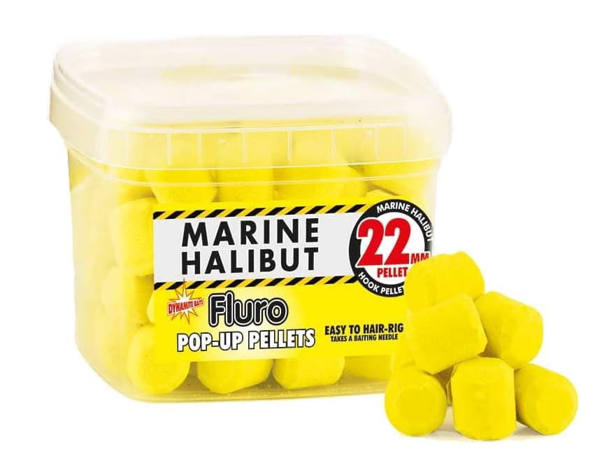 Dynamite Fluro Halibut Pop up Pellet 22mm 160g