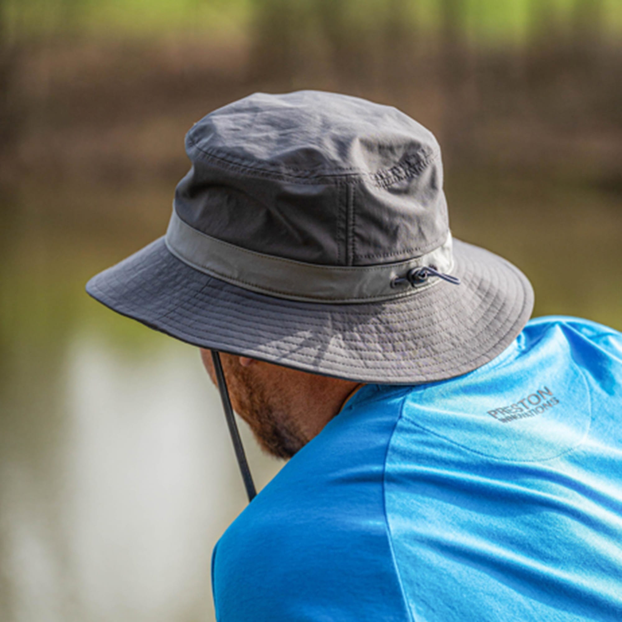 Hut, Bucket hat, Graue Farbe, Parkhue, Outdoor