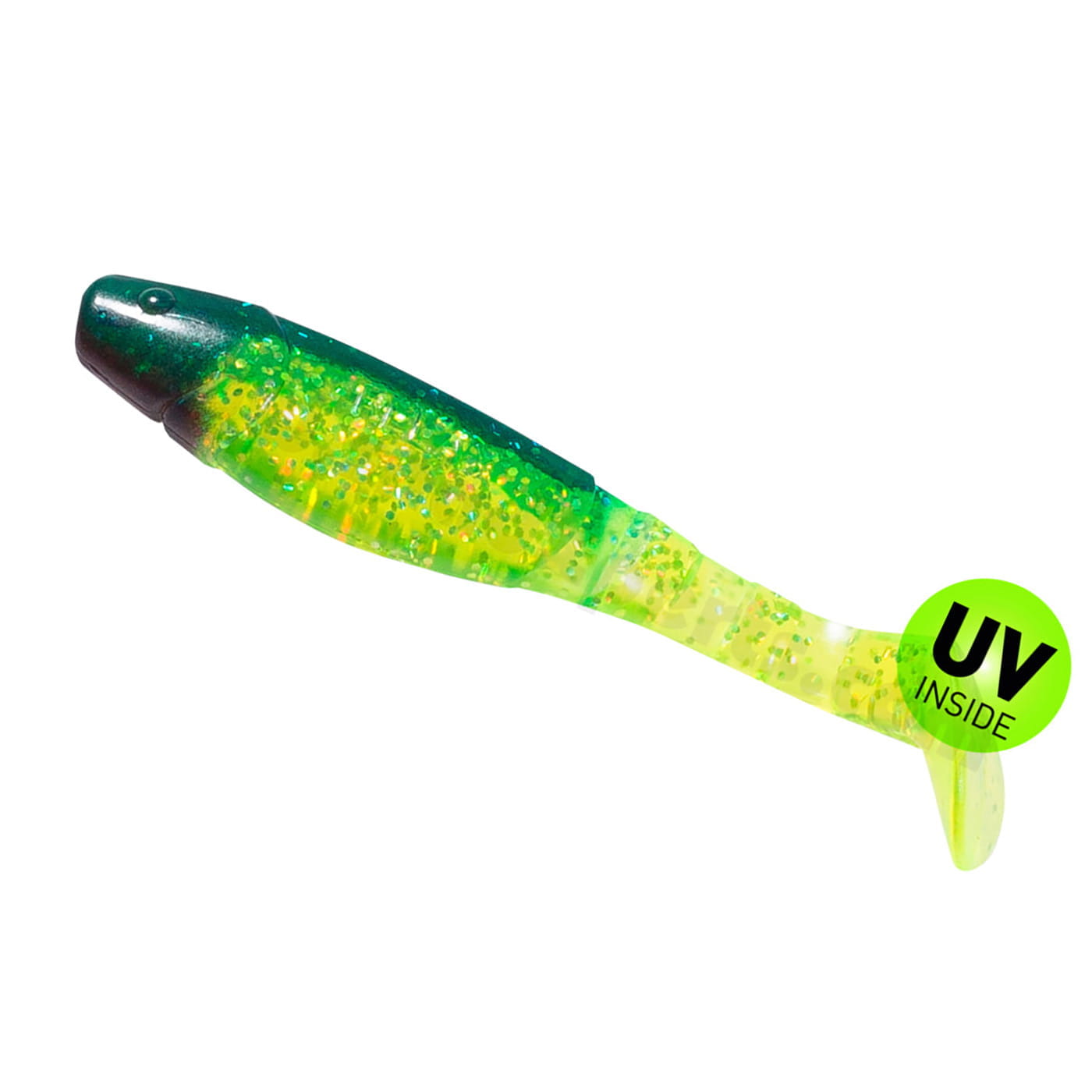 000211203_chartreuse-glitter_blau Kopyto Classic - chartreuse Glitter / blau