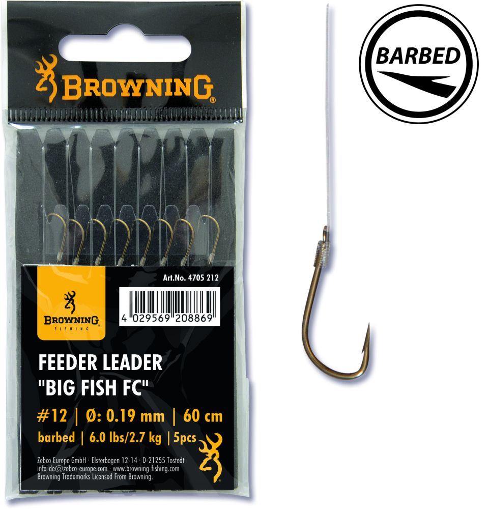 Singer trout hooks bronze 120cm - 10 pieces, 2 / 0.25mm