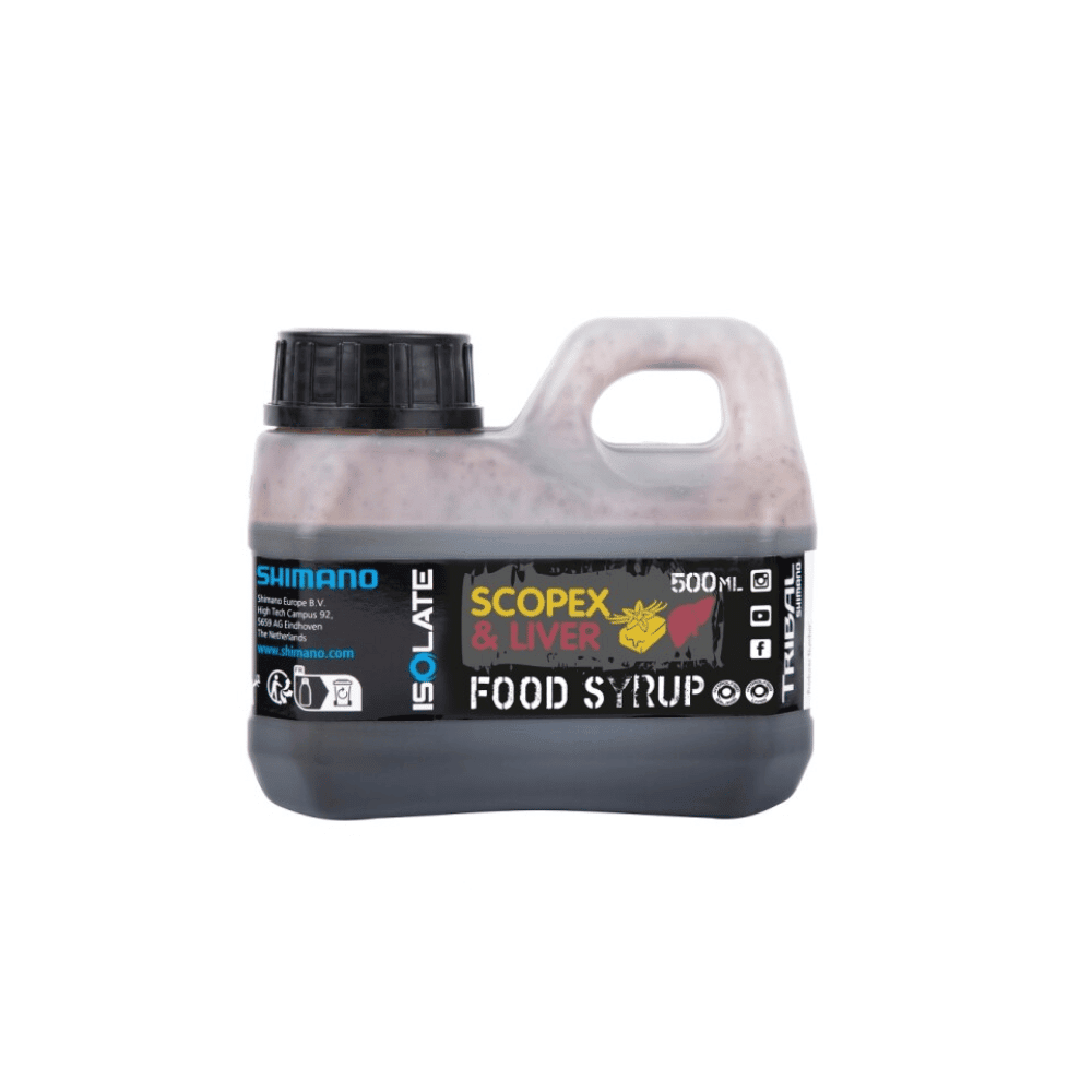 Shimano Tribal Isolate Food Syrup Scopex Lever 500ml Flasche, Tintenflasche