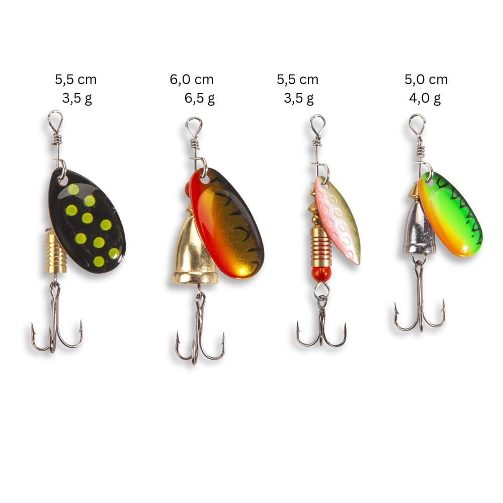 Singer Specialist Trout Spinner Set 4 pieces