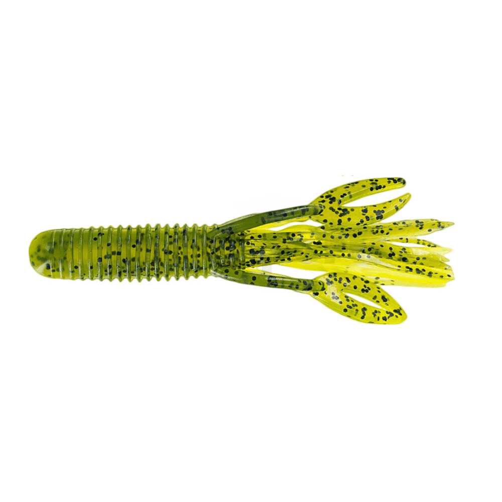 SX Craw Tube 10 cm (4") sandía chartreuse 2 piezas