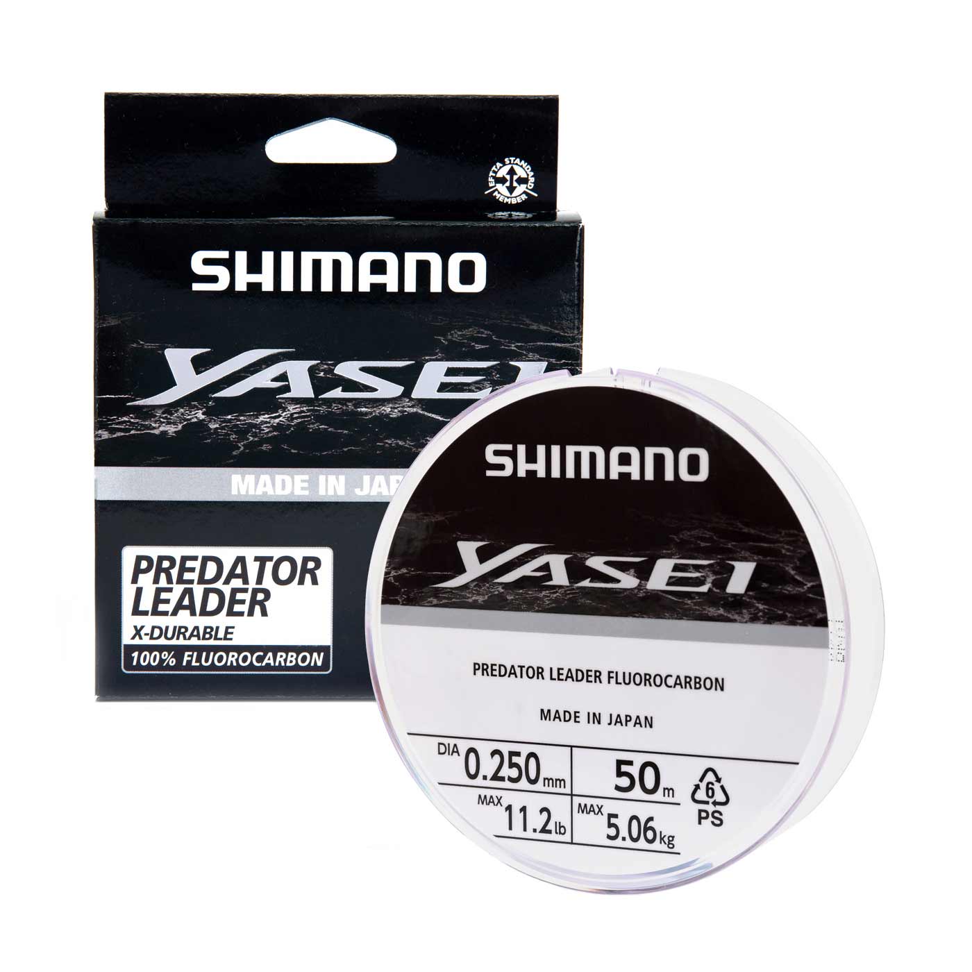 yaspfl5025_yasei_predator_fluo_0_25mm_5_06kg_50m Shimano Yasei Predator Fluorocarbon 0,25mm 5,06kg 50m