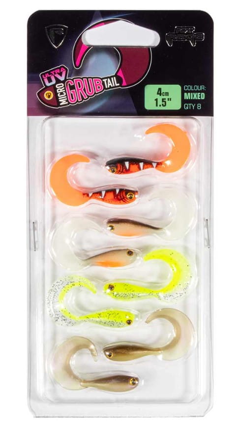 Señuelo Mixto Fox Rage UV Micro Grub Pack 4 cm 8 piezas Señuelo Mixto Fox Rage UV Micro Grub Pack 4 cm 8 piezas