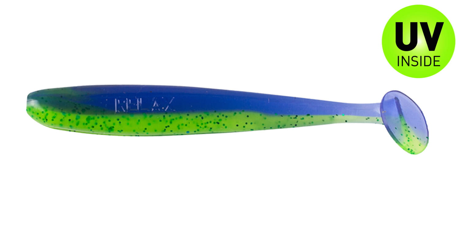 Relax Bass Shad 13 cm (4,5") zelena/plavo-ljubičasta 2 komada Baseball, Baseballschläger, Sport, Besteck, Löffel