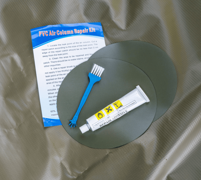PVC-Reparaturset, Klebstoff, Pinsel, Patcheset, Dichtungsmittel