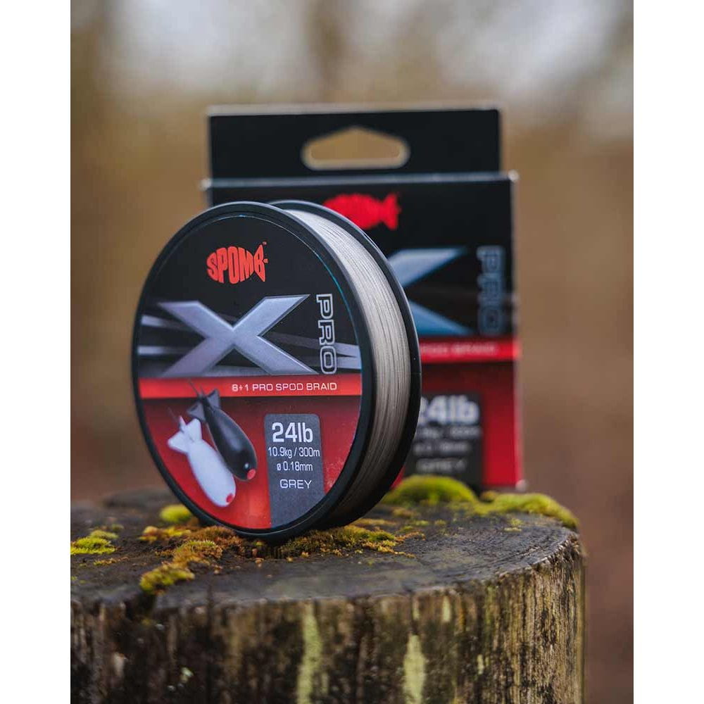 Fox Spomb X Pro Braid 0,18 mm 10,9 kg 300m Grey Fox Spomb X Pro Braid 0,18 mm 10,9 kg 300m Grey