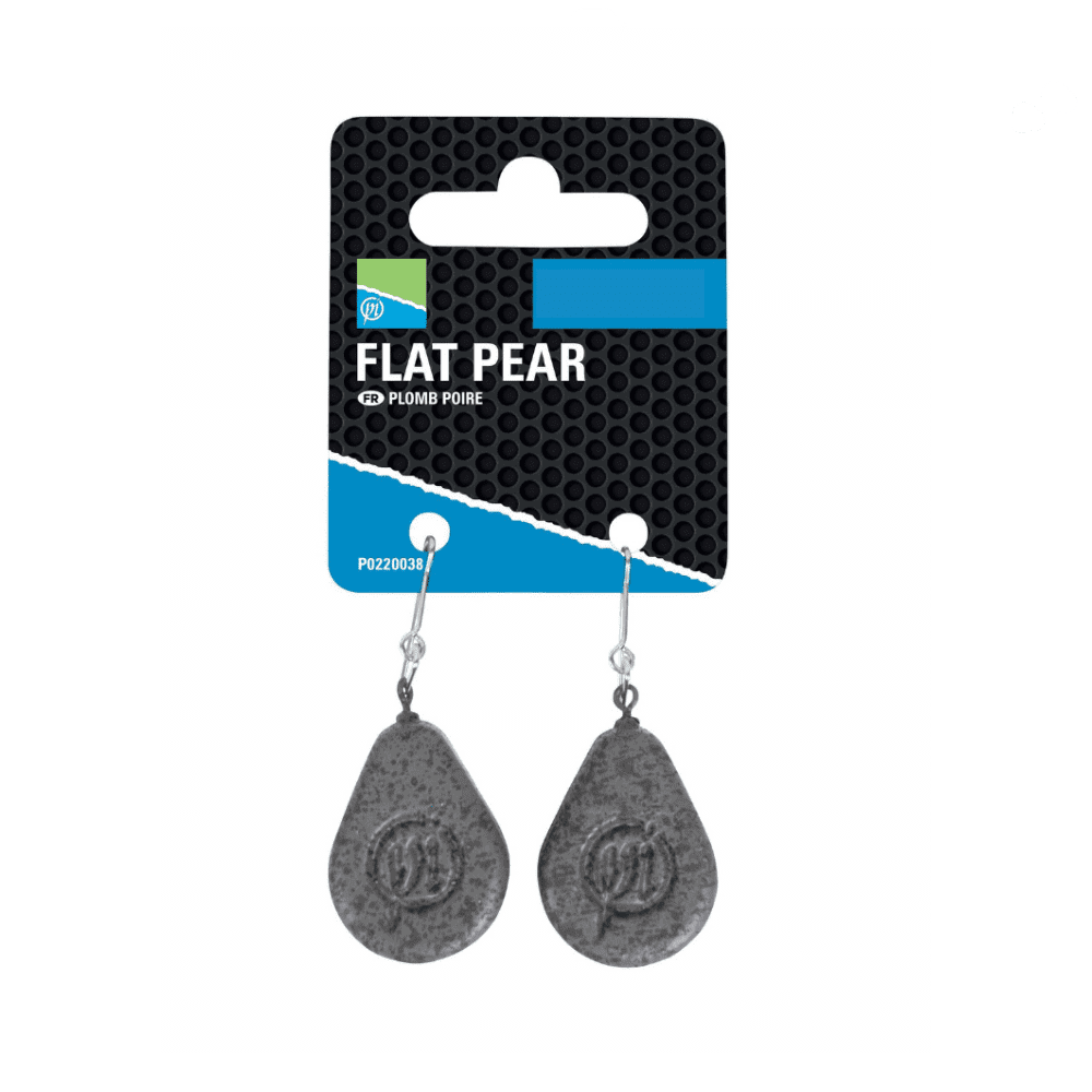 Preston Flat Pear Lead 15 g 2 Stück