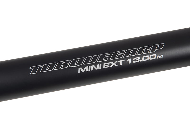 TorpQueCarp, MiniexT 13.00m, Mitte, Rod, Silber