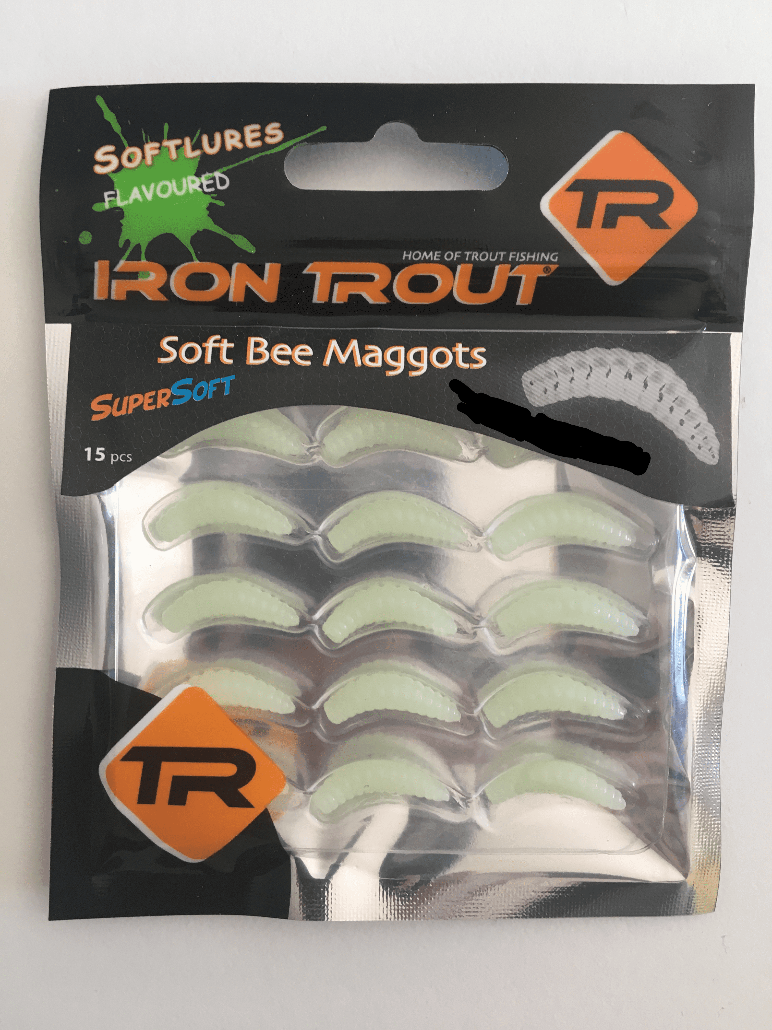 Iron Trout Super Soft Bee Gusanos Salmón Huevo 2,5 cm 15 piezas