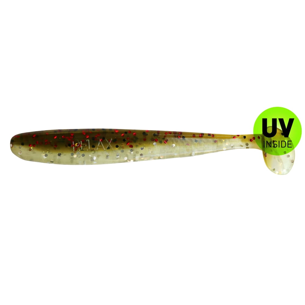 Relax Bass Shad 9 cm (3") Autoluminescent-Glitter Perche-soleil 10 pièces Baseball, Baseballschläger, Sport