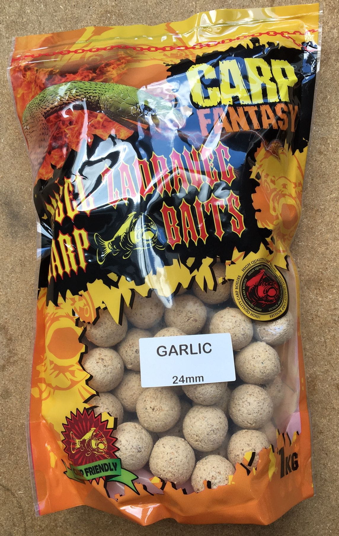 Zadravec Baits Carp Fantasy Boilies Garlic 24 mm 1 kg