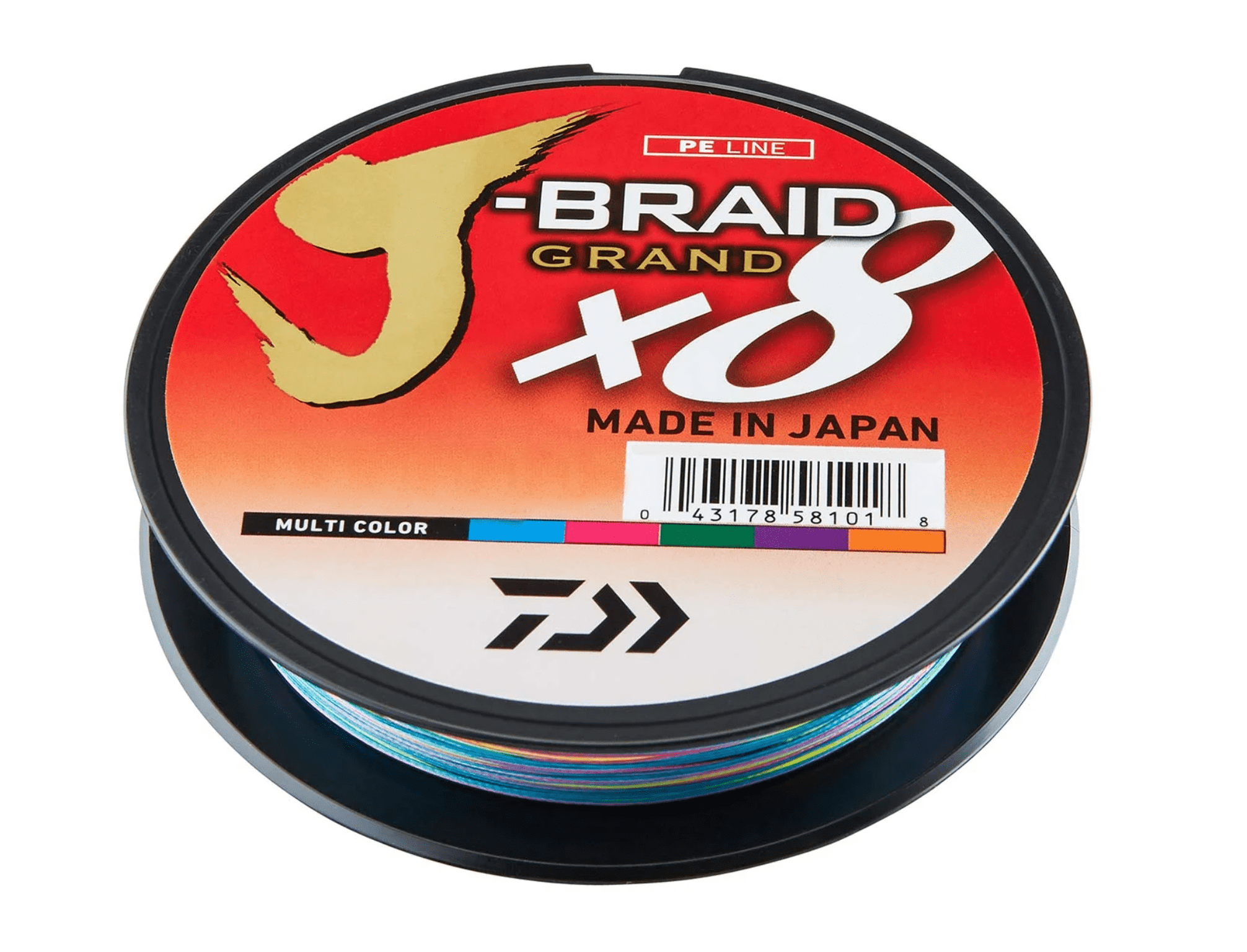 Daiwa J-Braid Grand X8 0,18mm 12,5kg 150 metrov Multicolor