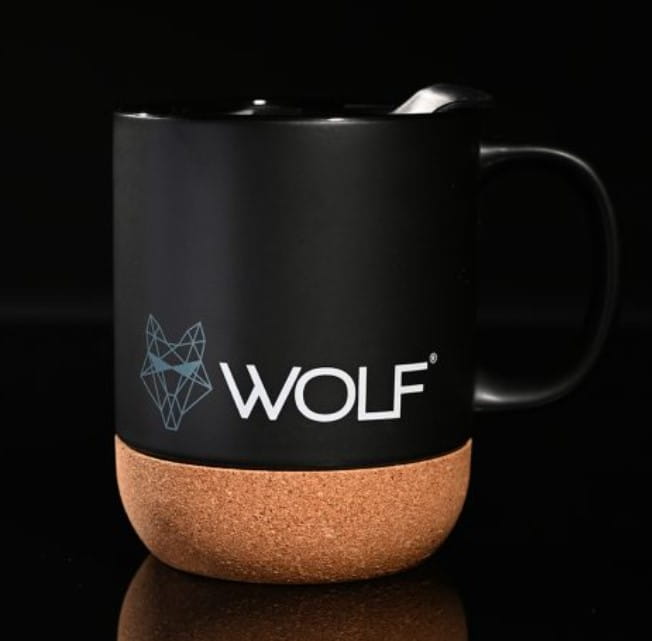 Wolf Mug Tasse Black Edition
