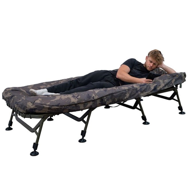 Solar Worldwide Sleep System Wide 8 Leg 202x100cm, Feldbett, Aufblasbares Bett, Camouflage, Metallrahmen, Klappbares Bettgestell