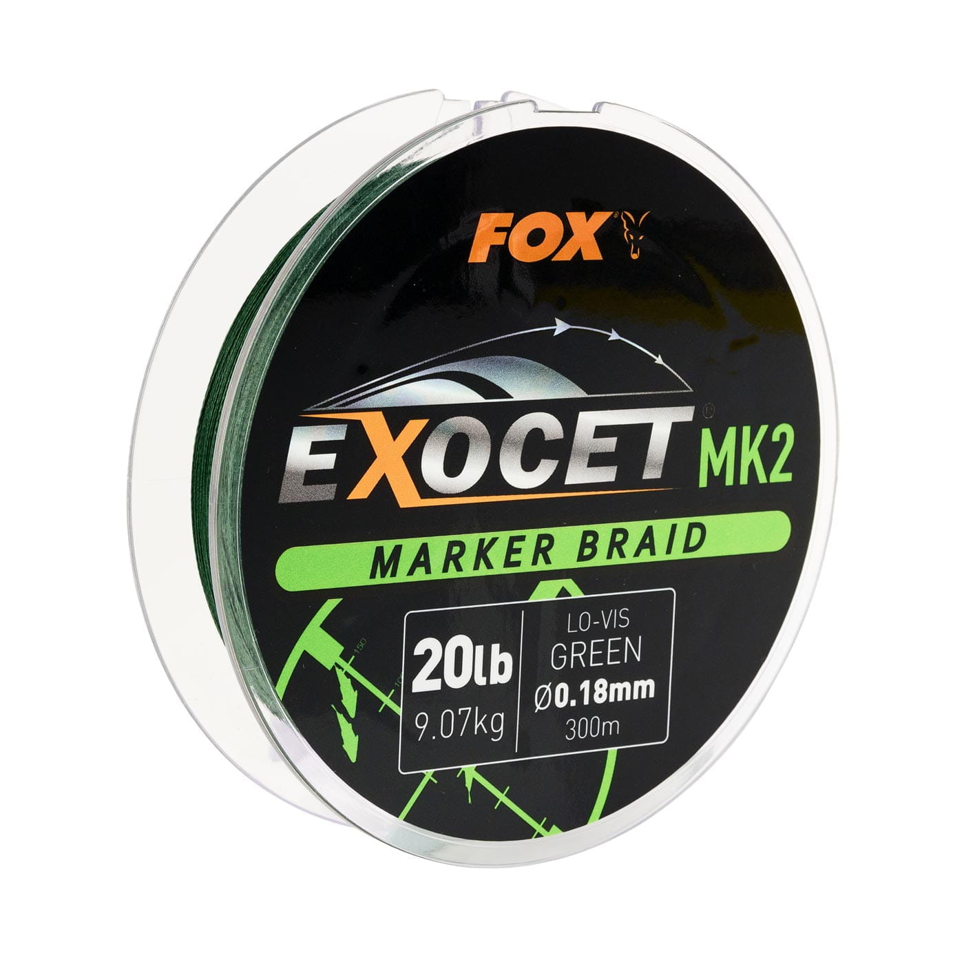 Exocet MK2 Markerschnur 300m Lo-Vis Green