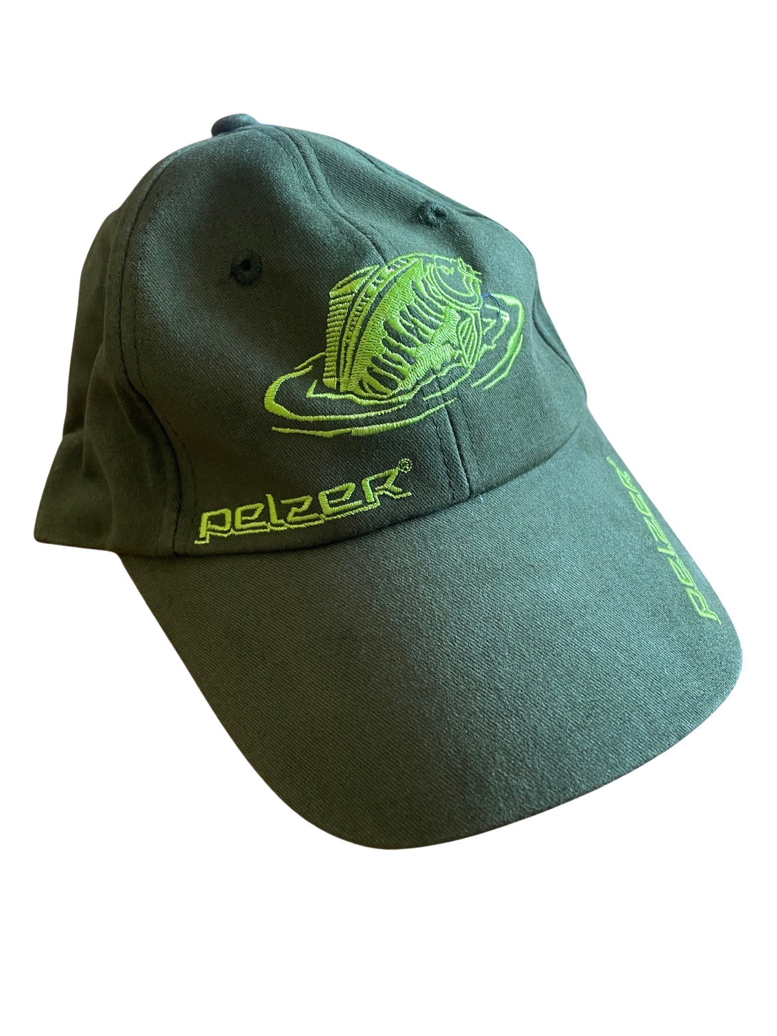 Baseballmütze, grüne Mütze, Stickerei, Logo, peazer