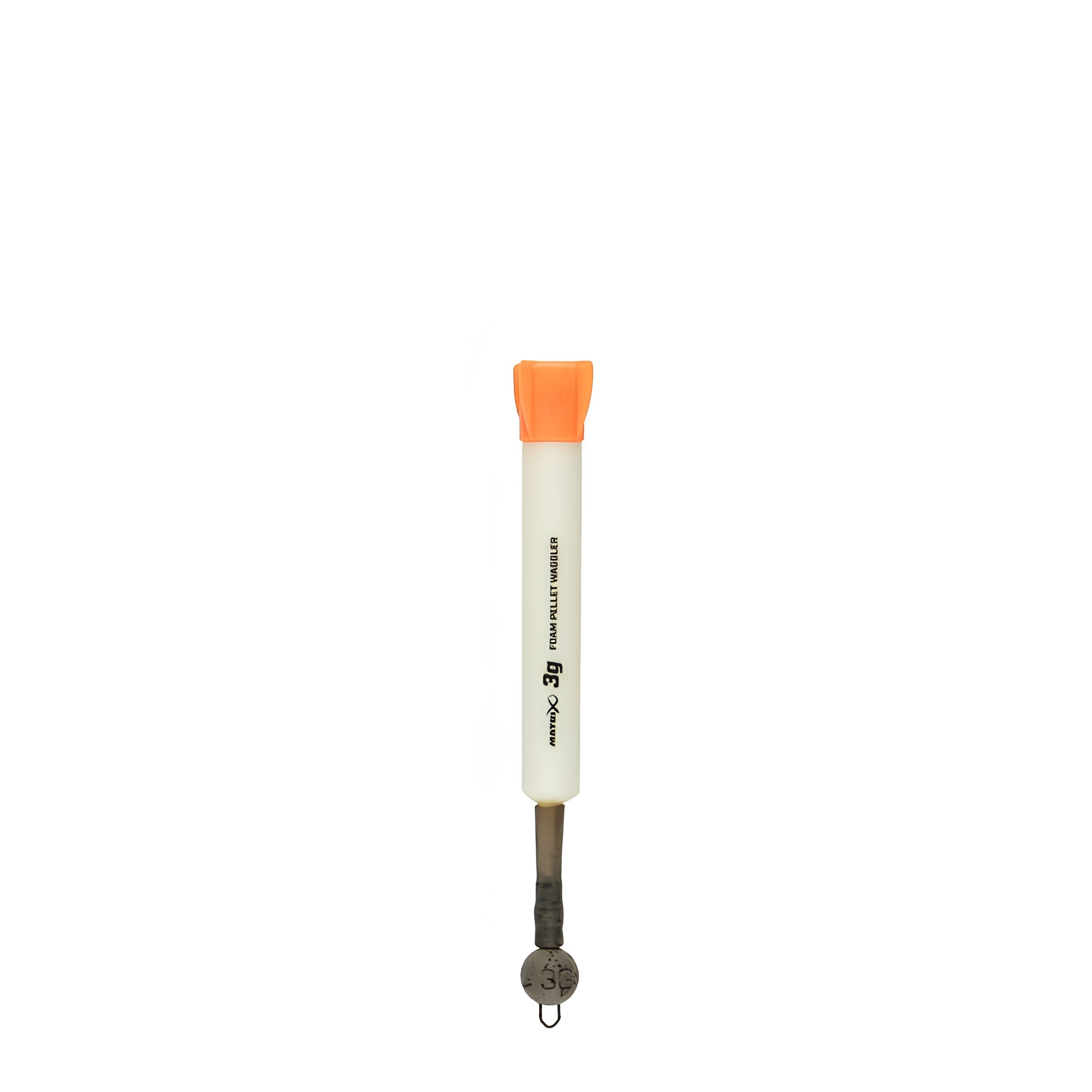 marker, weiß, orangener Deckel, ausziehbar, Stift-ähnlich
