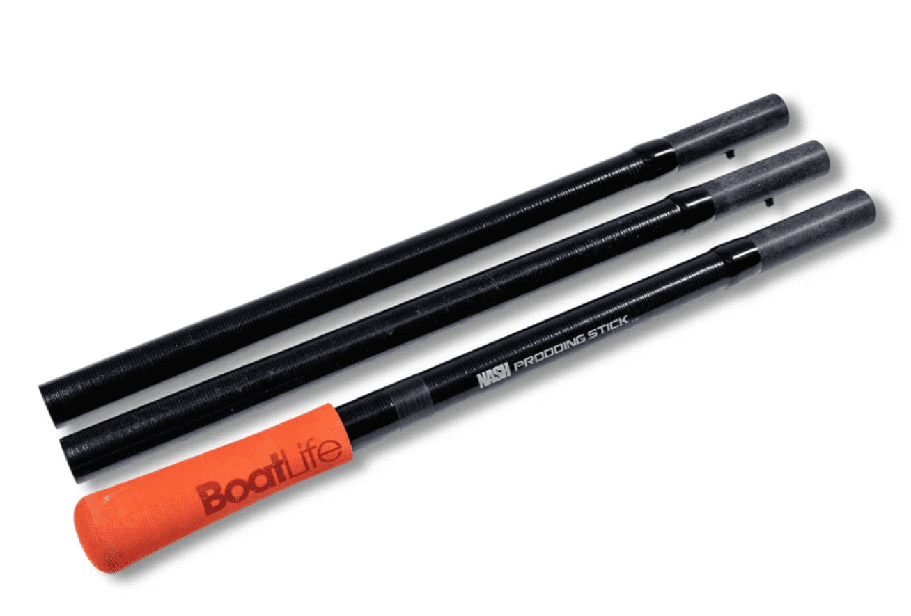Teleskop-Stick, Profi Stab, Schwarz, orange Griff, Prodn?