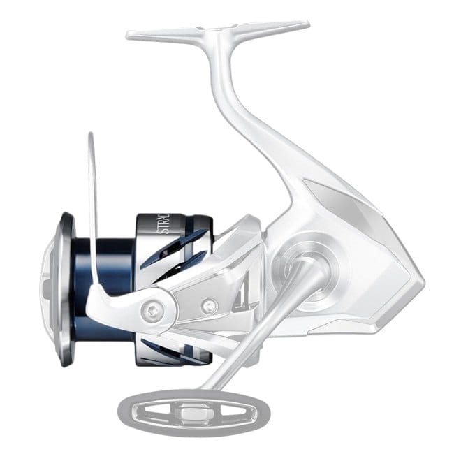 Shimano Ersazspule Stradic 4000 FM, Angeln, Spinnrolle, Kunststoff, Weiße/polierte Bauweise, Bremse/Drag-System
