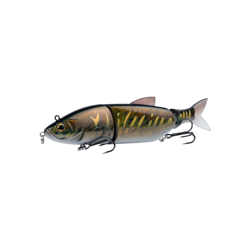 Shimano Yasei Soul Swim S230 23cm 110g Brown Gold Tiger, Angler Wobbler, Köder, Laufender Köder, Meeresfisch-Style, Twister-Tail