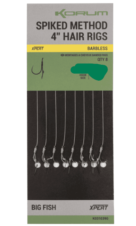 4" Haar-Rigs, Spiked Method, Barbless, Angler-Rigs, Big Fish