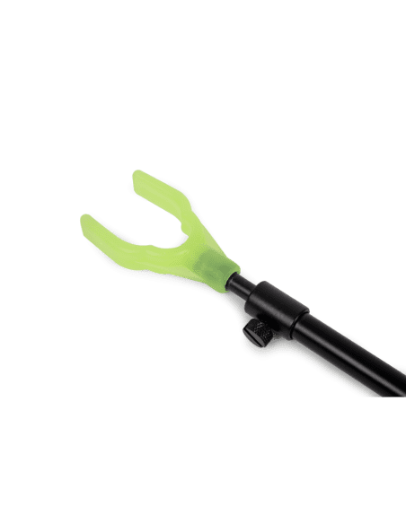 tuning fork, neon green, fork tip, probe, attachment