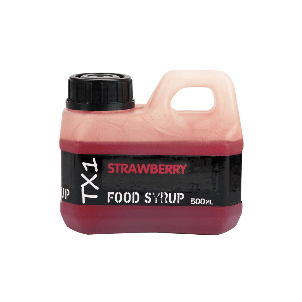Shimano Tribal TX1 Voedselsiroop Aardbei 500ml Flasche, Tintenflasche