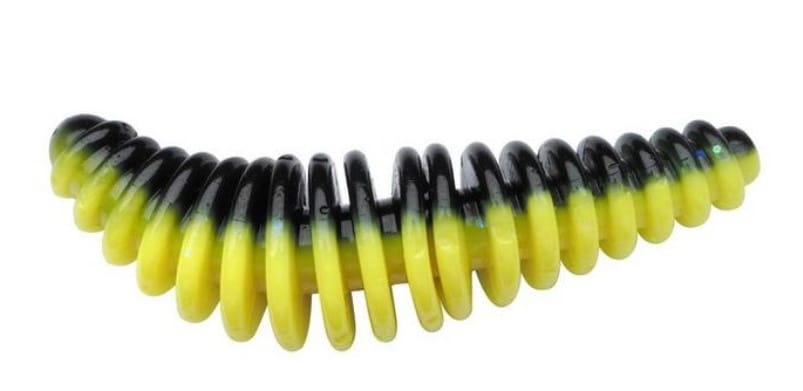 Berkley Poweresca Power Pupa 45mm Nero Giallo Sole 8 pezzi Spule, Spirale
