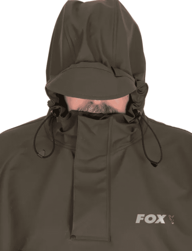 Regenkappe, Hoodie, Windjacke, Kapuze, Fox-Logo