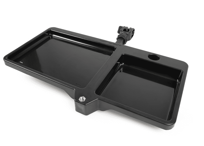 Korum Any Chair Extendable Side Tray – Bild 2, organizer tray, organizer tray, car part tray, plastic tray, multi-compartment tray