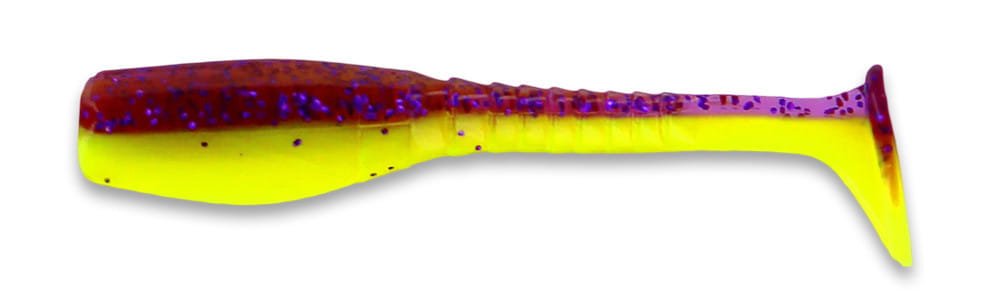 Relax Swimming Crappie Minnow 5 cm (2") Violet Opaque 5 pièces