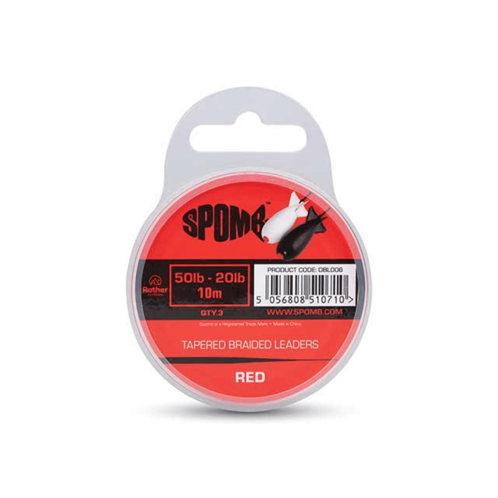 Fox Spomb Tapered Braided Leades Red 50lbs-20lbs Computerausrüstung, Elektronik, Hardware