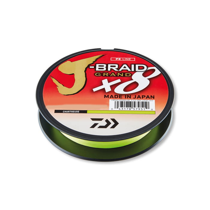 12797-j-braid-x8e-angelschnur-275bEsdcytHSjI54 Daiwa J-Braid Grand X8E 0,18mm 270m Chartreuse