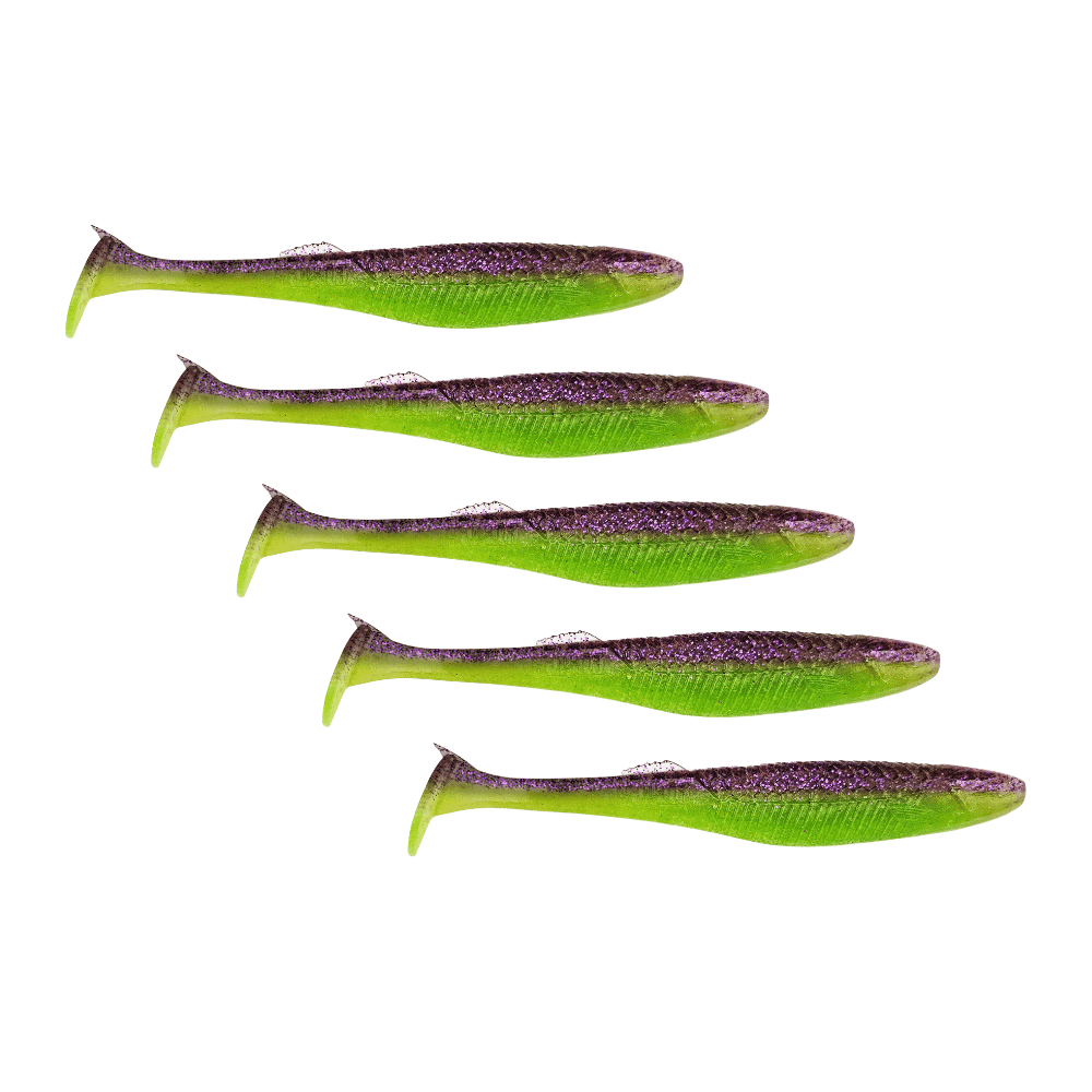 Rapala Crushcity The Kickman 11,5cm 9g Purple Chartreuse 5 kusů Tier, Fische, Hering, Leben im Meer