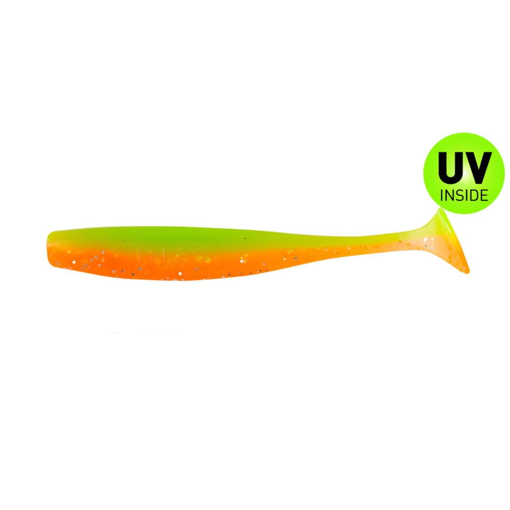 Relax Bass Shad 7 cm (2,5") Oranžno bleščeče Fluorescentno zeleno bleščeče 10 kosov Baseball, Baseballschläger, Sport