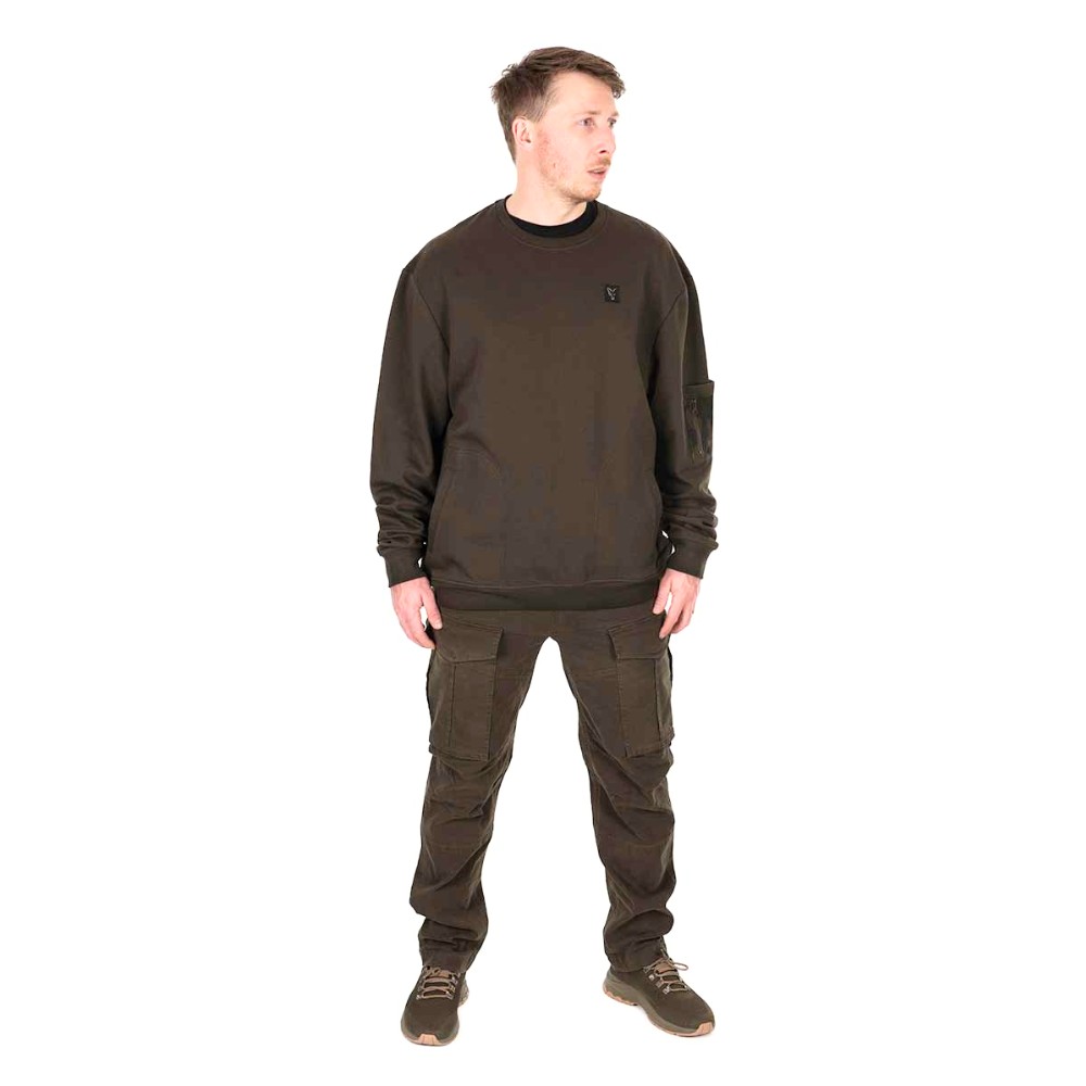 Fox LW Khaki Jumper Pullover Small Fox LW Khaki Jumper Pullover Small