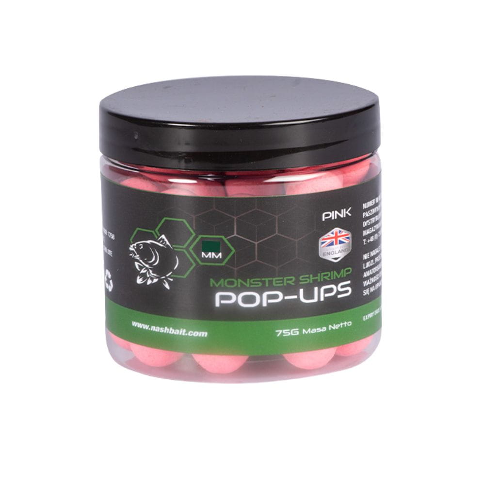 Nash Monster Shrimp Pop Ups 12 mm Pink 75g
