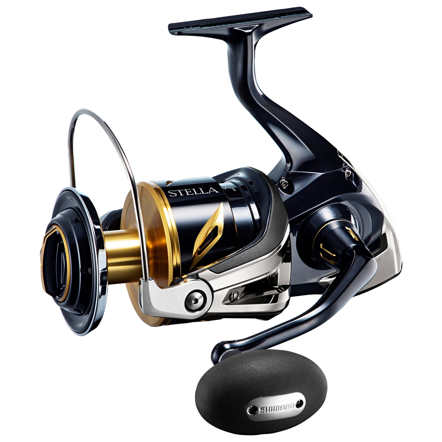 PGD Shimano Stella SW 30000 PG D – Bild 3, Angelrolle, Fischerei, Gold, Spule, Griffmuschel