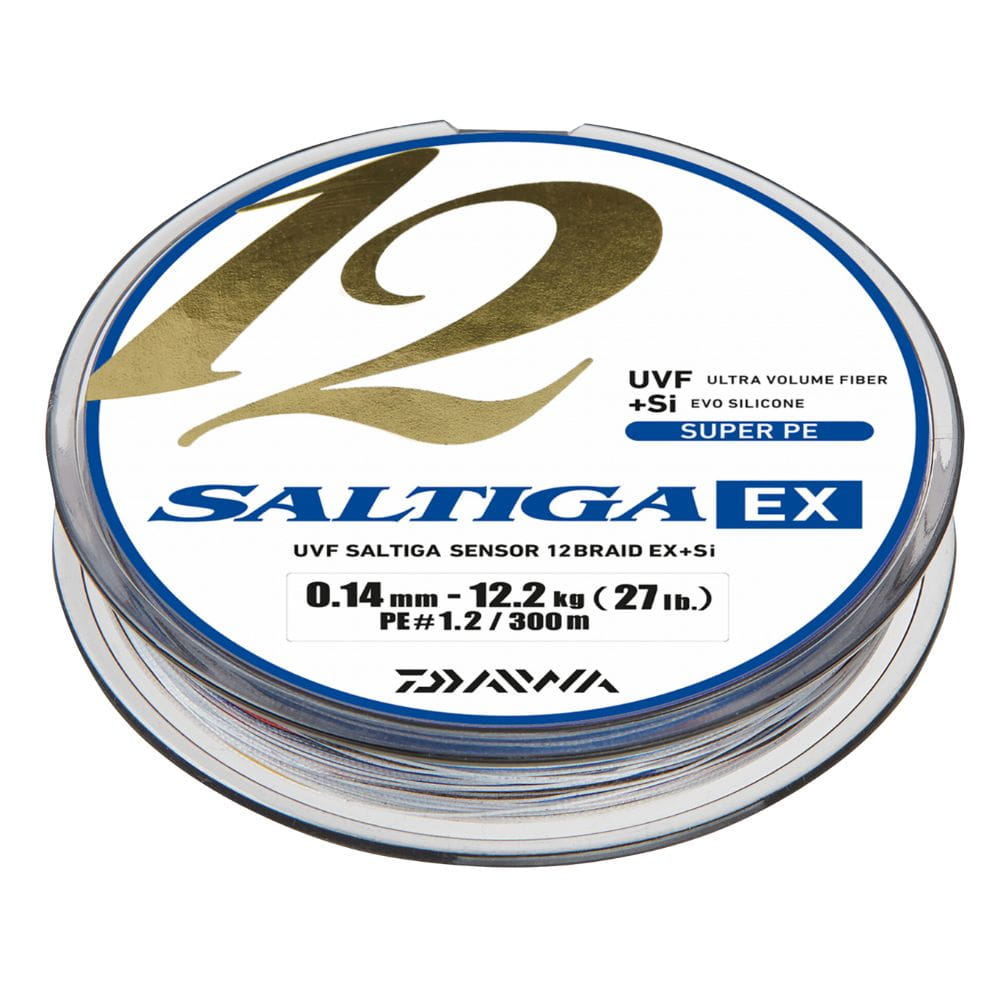 Daiwa Saltiga 12 Braid EX+Si 300m 0,14 mm 12,2 kg Мултицветен