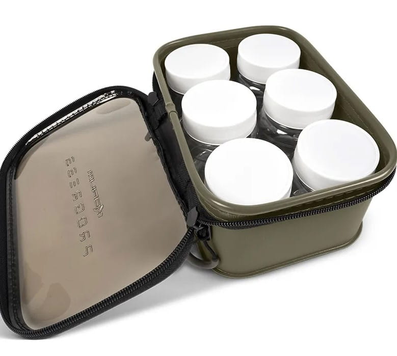 Korum Progress EVA Hookbait Pouch 6 Tub Kabinett, Mobiliar