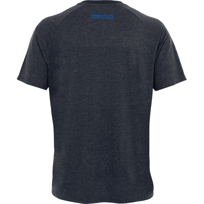 Tee, T-Shirt, Rückenansicht, dunkelgrau, Herstellerlogo