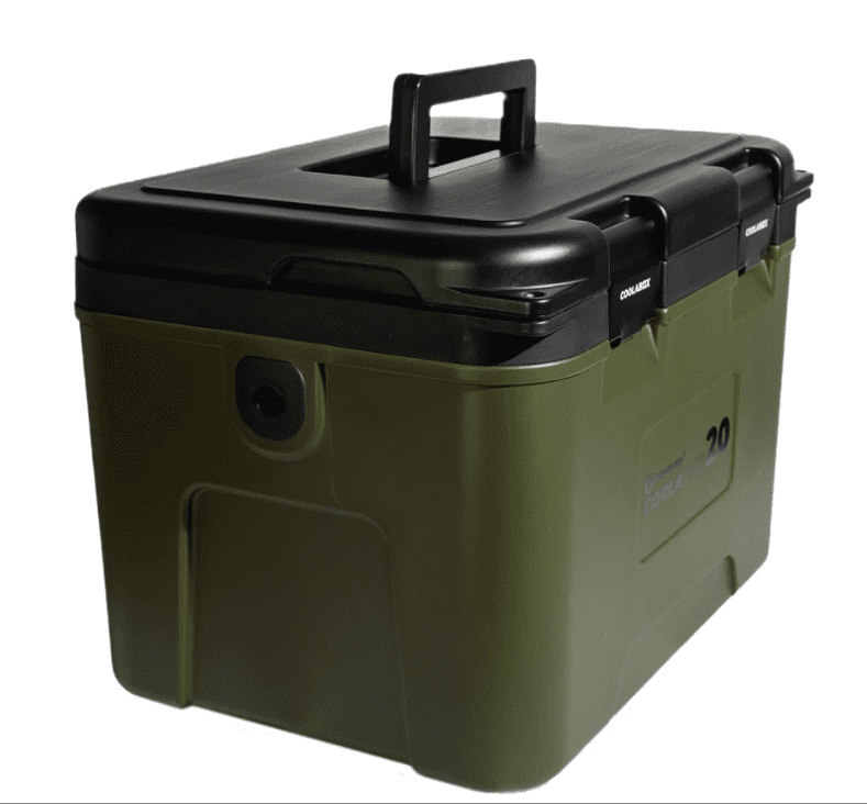 Kühlbox, Isolierter Behälter, Grün, Tragegriff, 20 Liter