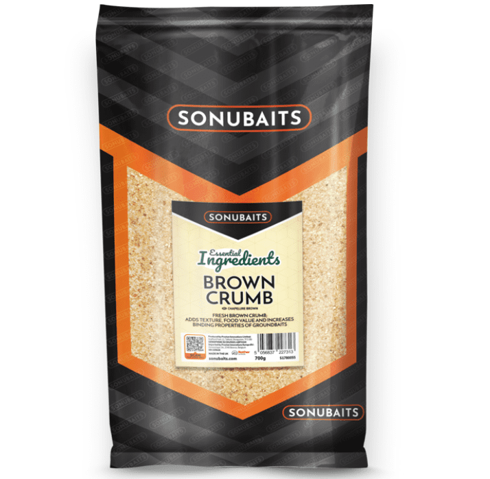 Braune Krümel, Groundbait, Krumenstruktur, Granular, Angelfutterbeutel