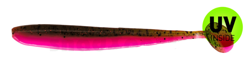 Gummi-Angelwobbler, Softbait, Schwanz-Löffel, Salzwasserrute, UV-inside