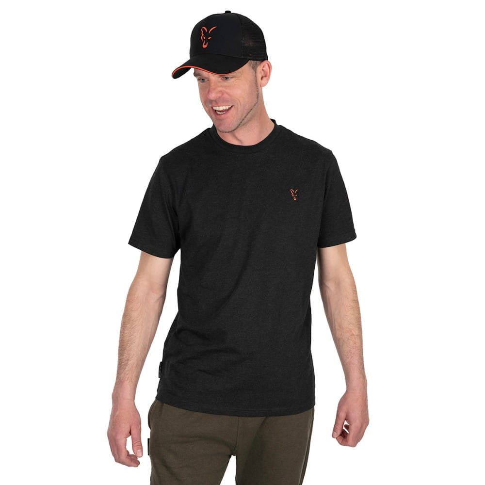 Fox-Collection-T-Shirt-Black-Orange Fox Collection T-Shirt Black & Orange L